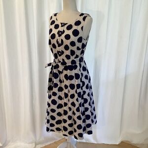 Talbots Classic Dot Poplin Shirtdress NWT
